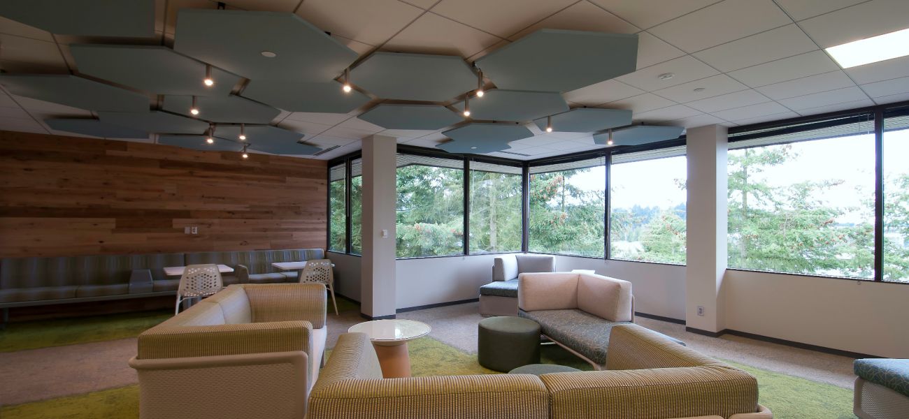 Living room space in mission critical facility Living room space in mission critical facility