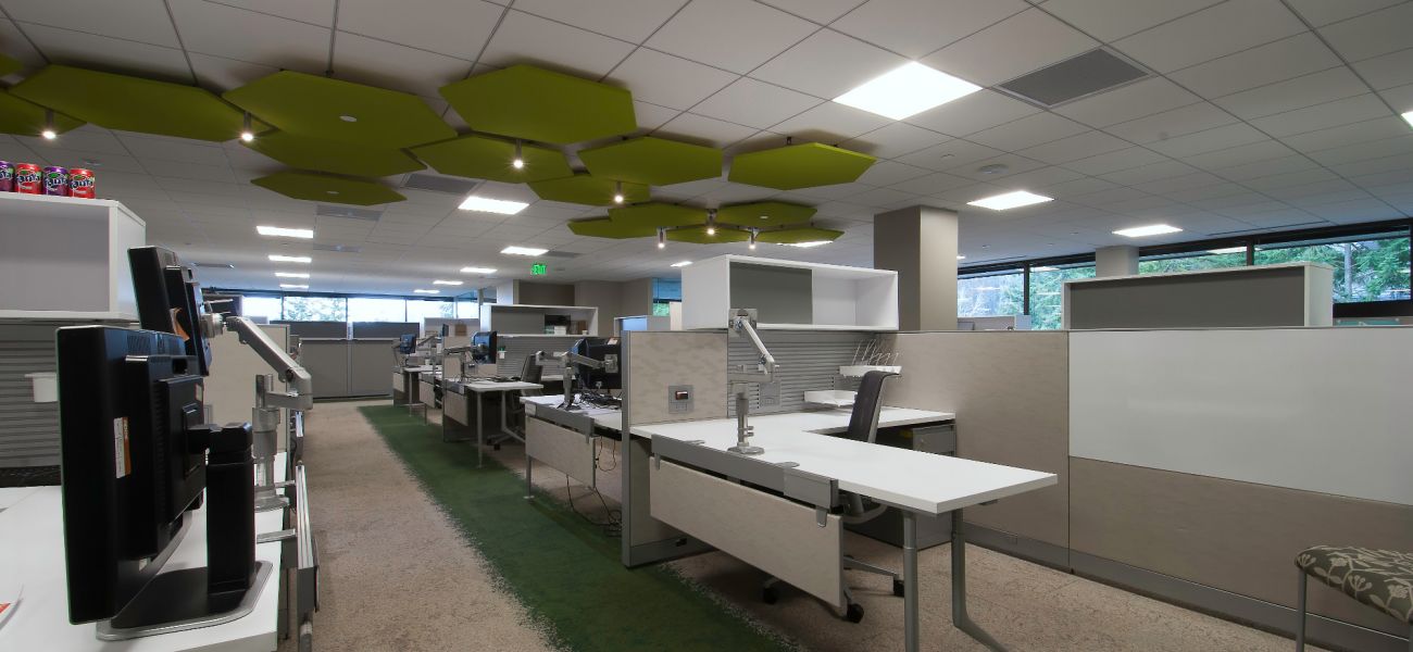 Open remodeled office space  Open remodeled office space