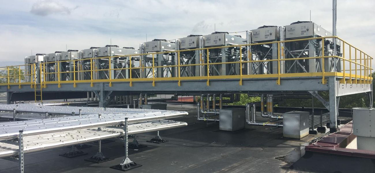 Piping condensing platform Piping condensing platform