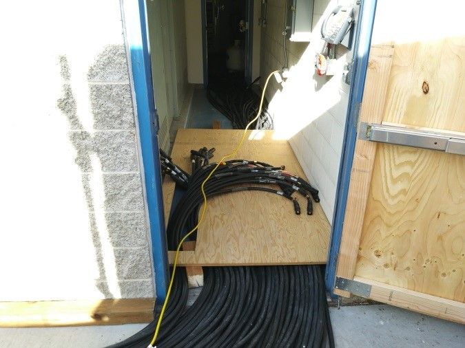 05   Cable Entrance and Temporary Door 05   Cable Entrance and Temporary Door