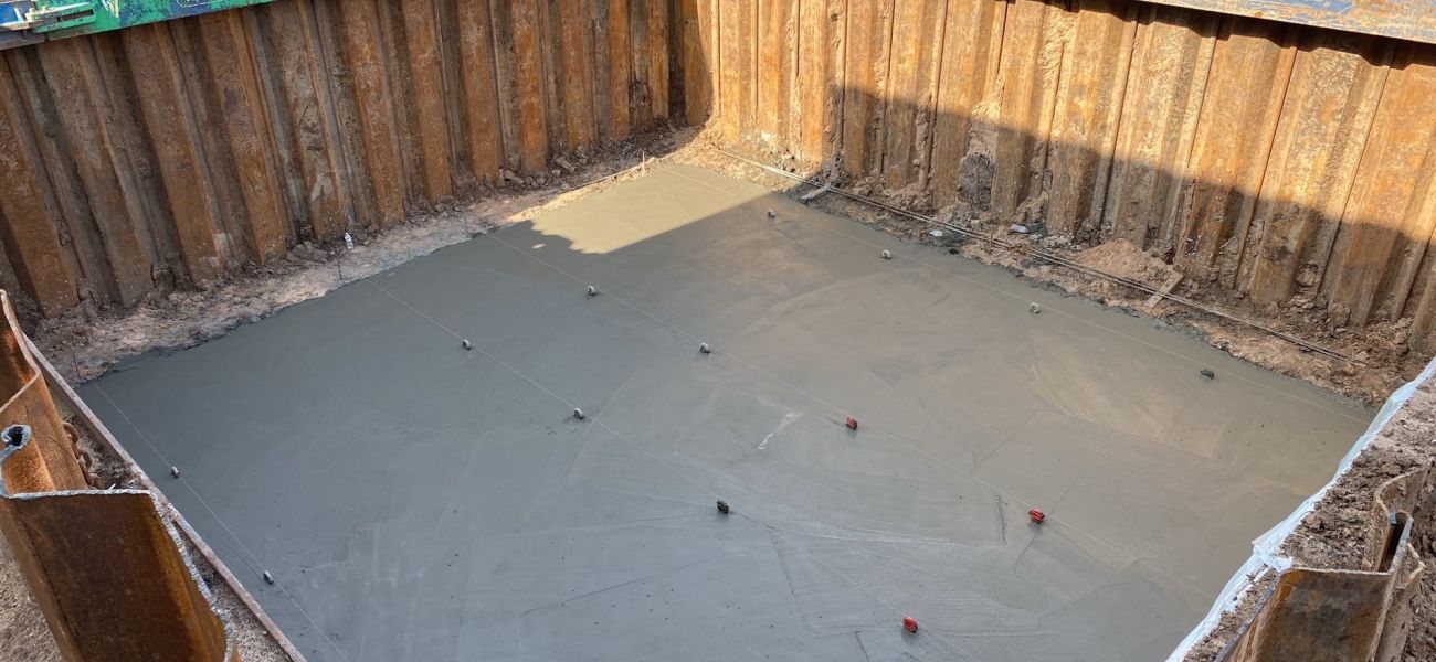 underground fuel tank pad